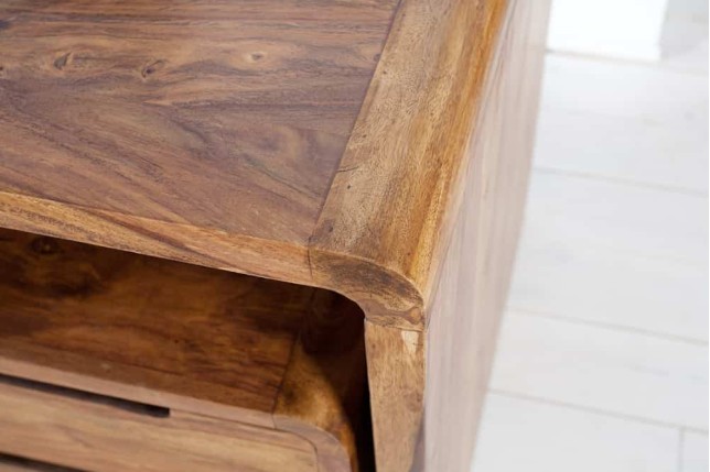 Bureau GOA 120cm Bois de Sheesham Massif Naturel