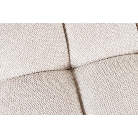Banc PAPILLON 165cm tissu texturé beige champagne