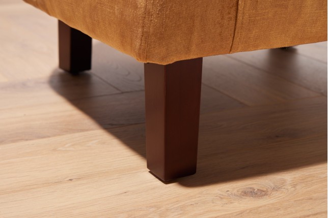 Fauteuil HEMINGWAY Velours Moutarde - Design Chic