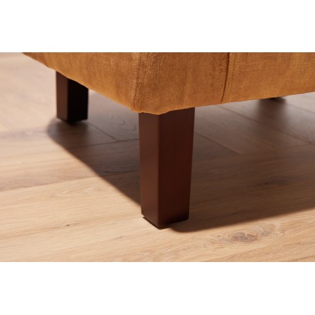 Fauteuil HEMINGWAY Velours Moutarde - Design Chic