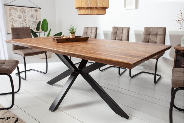 Table à manger GALAXIE II 180cm sheesham massif
