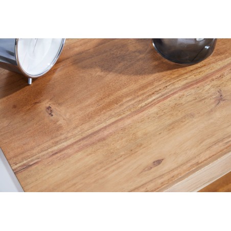 Table de chevet AMAZONAS 50cm acacia massif finition miel