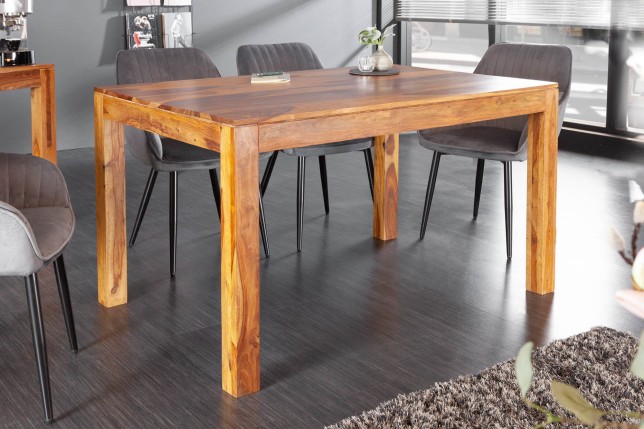 Table à manger LAGOS 120cm sheesham massif naturel