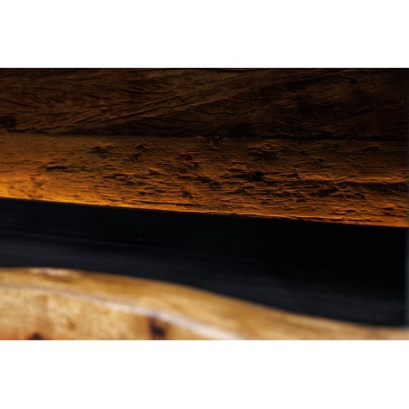 Highboard GRAND ACACIA 120cm - Buffet haut LED bois massif
