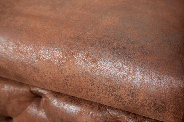 Fauteuil Chesterfield Modern Barock microfibre brun