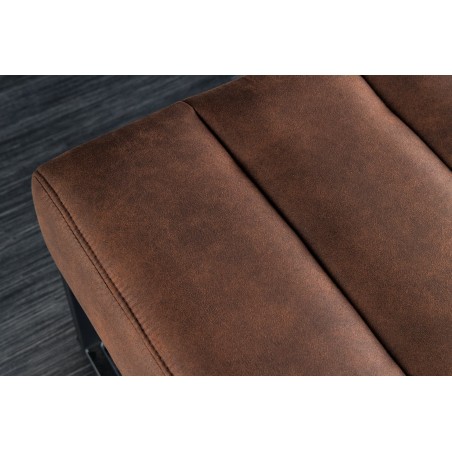 Banc PETIT BEAUTÉ 110cm microfibre brun antique