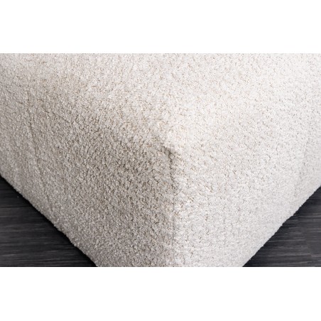 Tabouret Banc ROYAL 120cm Bouclé Champagne Beige