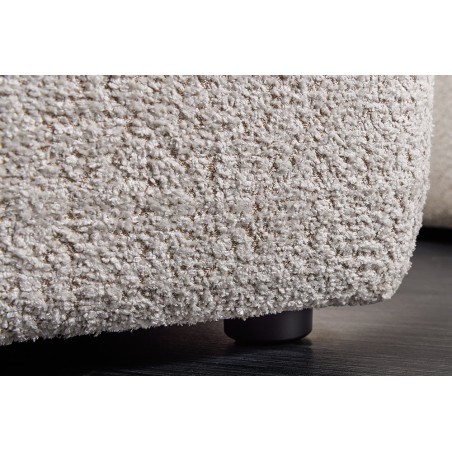 Tabouret Banc ROYAL 120cm Bouclé Champagne Beige