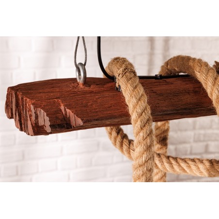 Suspension SEVEN SEAS 110cm bois d'acacia recyclé naturel