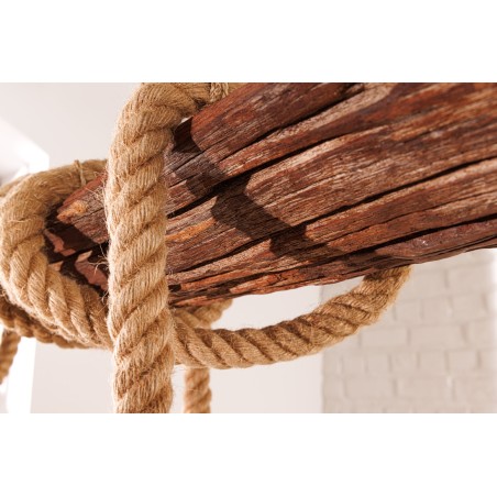 Suspension SEVEN SEAS 110cm bois d'acacia recyclé naturel