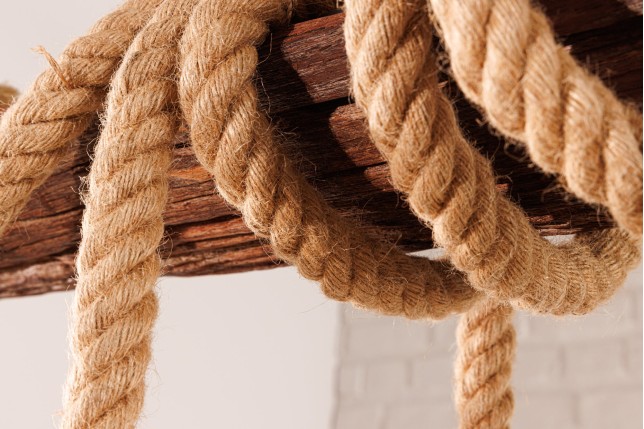 Suspension SEVEN SEAS 110cm bois d'acacia recyclé naturel