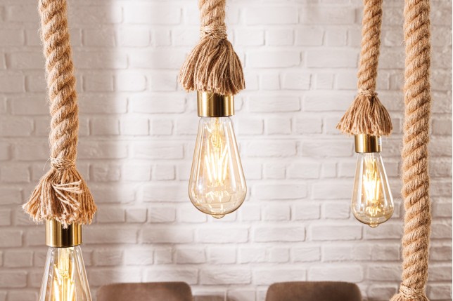 Suspension SEVEN SEAS 110cm bois d'acacia recyclé naturel