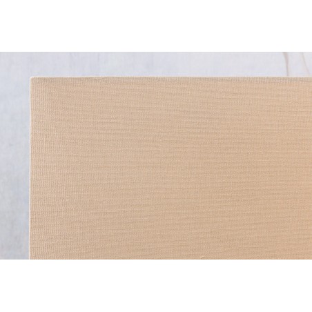 Lampe de table EUPHORIA 80cm beige et bois de longane