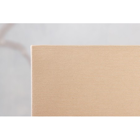 Lampadaire EUPHORIA 165cm bois de longane et abat-jour beige