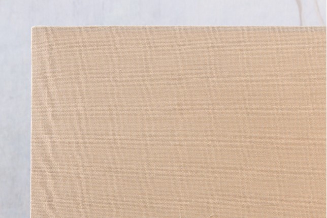 Lampe de table ROUSILIQUE teck naturel abat-jour beige