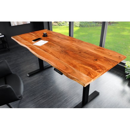 Plateau Bureau MAMMUT 120cm Acacia Massif Naturel