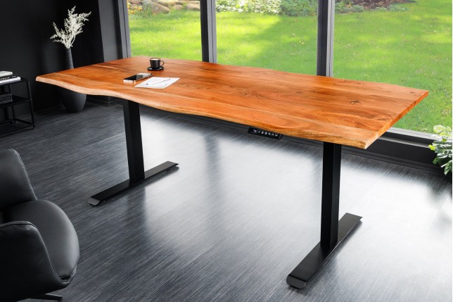 Plateau Bureau MAMMUT 120cm Acacia Massif Naturel