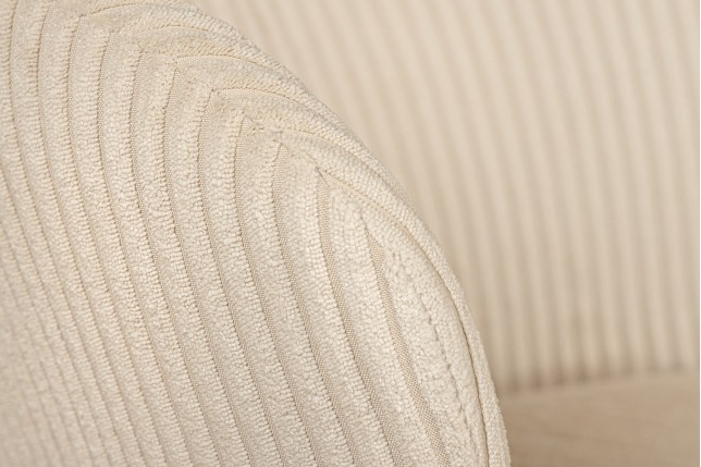 Chaise LYON métal noir et cordage beige - Lot de 2