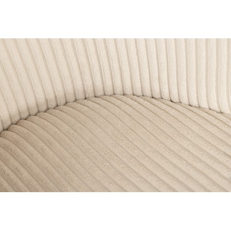 Chaise LYON métal noir et cordage beige - Lot de 2