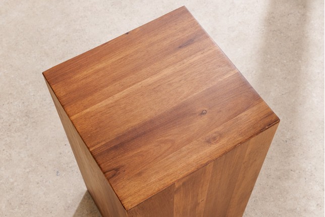 Colonne décorative COLUMNA 50cm acacia brun naturel