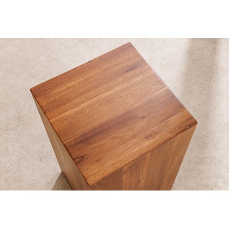 Colonne décorative COLUMNA 50cm acacia brun naturel