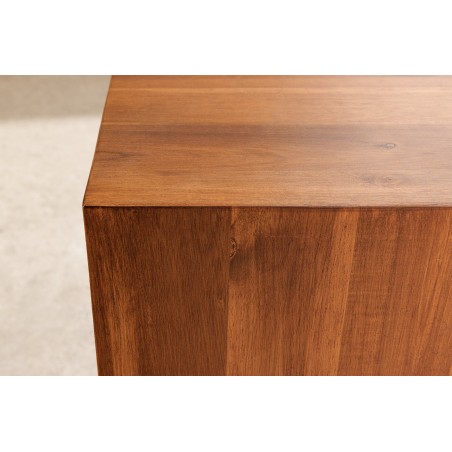 Colonne décorative COLUMNA 50cm acacia brun naturel