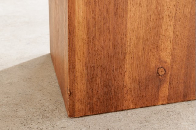 Colonne décorative COLUMNA 50cm acacia brun naturel