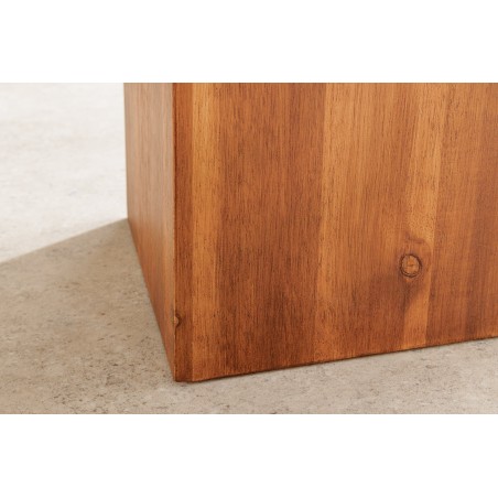 Colonne décorative COLUMNA 50cm acacia brun naturel