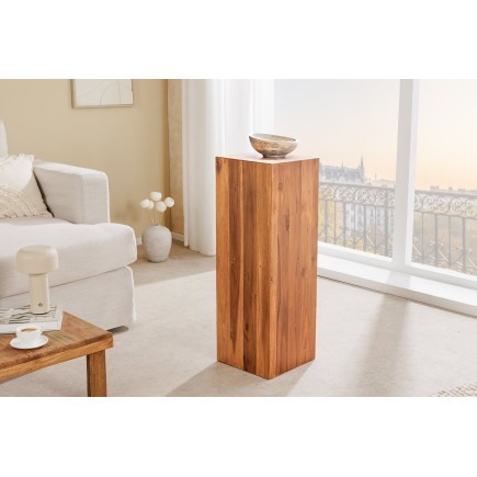 Colonne décorative COLUMNA 75cm acacia brun naturel 2