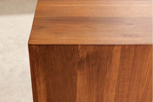 Colonne décorative COLUMNA 75cm acacia brun naturel