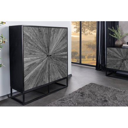 Highboard Barracuda 120cm - Buffet Haut Manguier & Teck