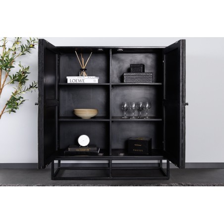 Highboard Barracuda 120cm - Buffet Haut Manguier & Teck