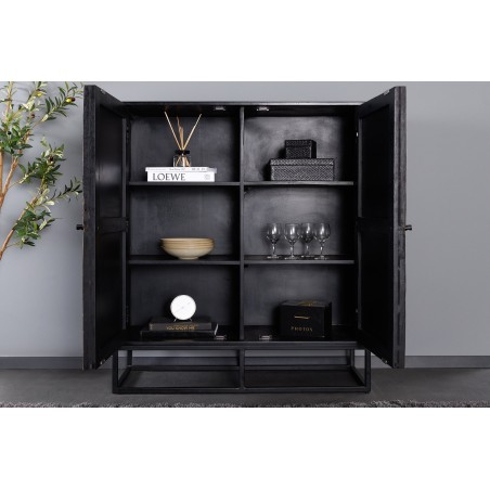 Highboard Barracuda 120cm - Buffet haut manguier et teck