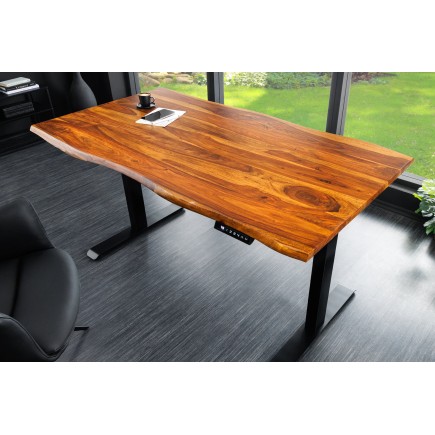 Plateau bureau MAMMUT 140cm bois sheesham massif