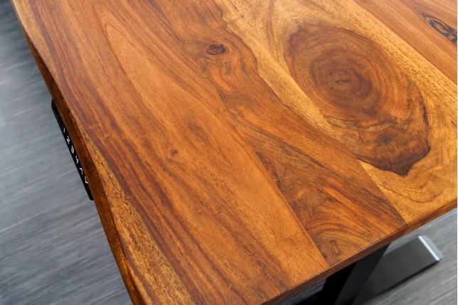 Plateau bureau MAMMUT 140cm bois sheesham massif