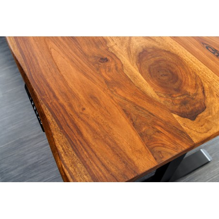 Plateau bureau MAMMUT 140cm bois sheesham massif