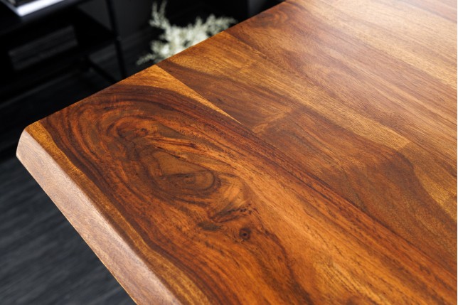 Plateau bureau MAMMUT 140cm bois sheesham massif