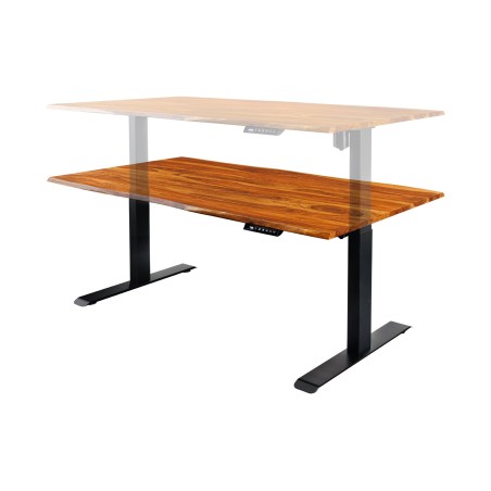 Plateau bureau MAMMUT 140cm bois sheesham massif