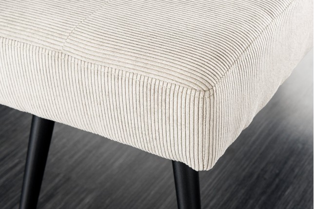 Banc BOUTIQUE 100cm Beige en Corde Tressée