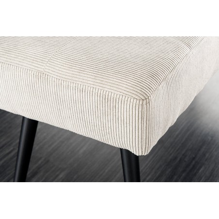 Banc BOUTIQUE 100cm Beige en Corde Tressée