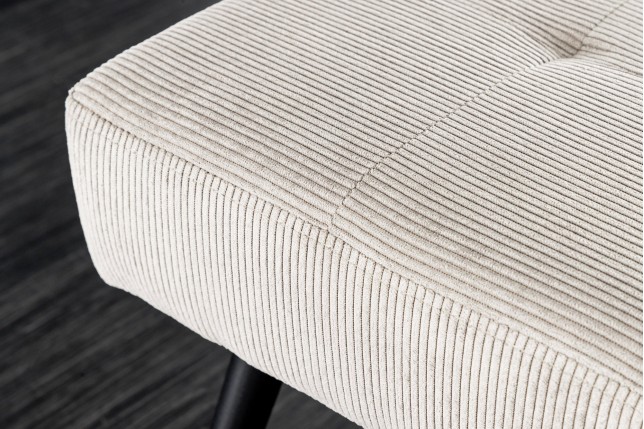 Banc BOUTIQUE 100cm Beige en Corde Tressée