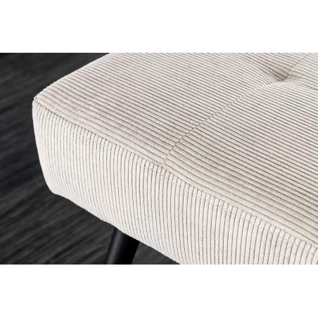 Banc BOUTIQUE 100cm Beige en Corde Tressée