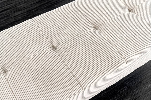 Banc BOUTIQUE 100cm Beige en Corde Tressée