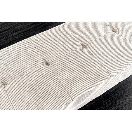 Banc BOUTIQUE 100cm Beige en Corde Tressée