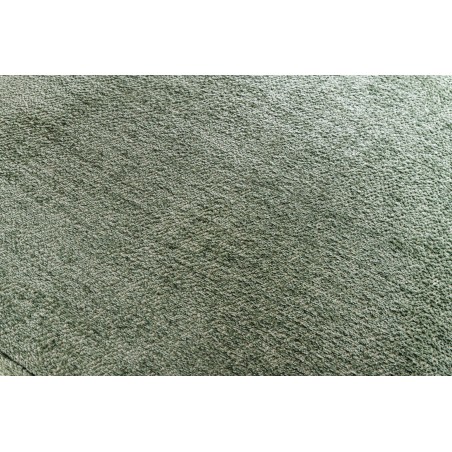 Chaise BOUTIQUE tissu vert texturé pieds champagne doré