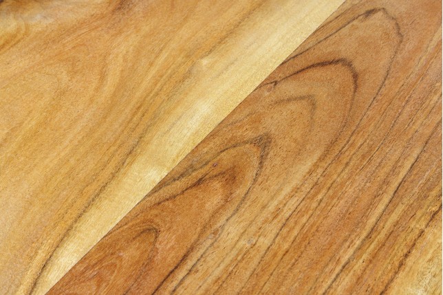 Banc MAMMUT 200cm acacia massif finition miel avec dossier