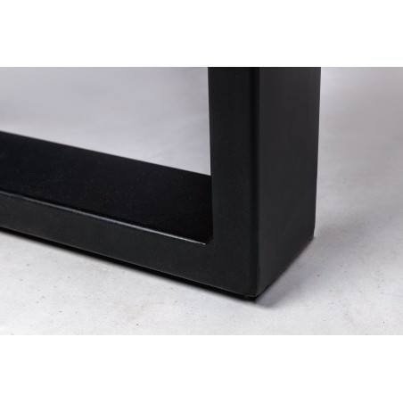 Banc MAMMUT 200cm acacia massif finition miel avec dossier
