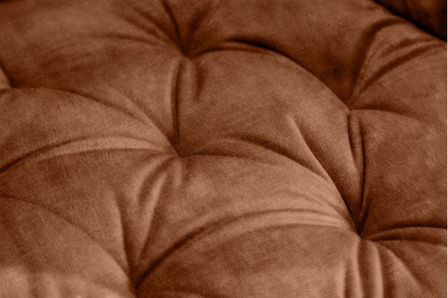Fauteuil pivotant velours brun rouille - THE DUTCH COMFORT