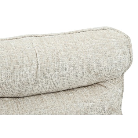 Fauteuil CLOUD pivotant 360° tissu beige champagne