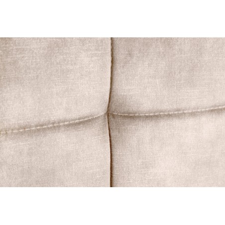 Tabouret de bar MODENA velours champagne beige pivotant 92-116cm